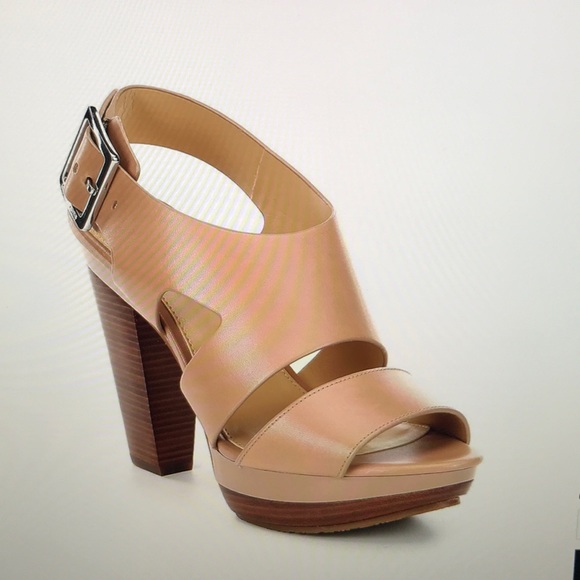 MICHAEL Michael Kors Leather Platform Sandal - Picture 6 of 6